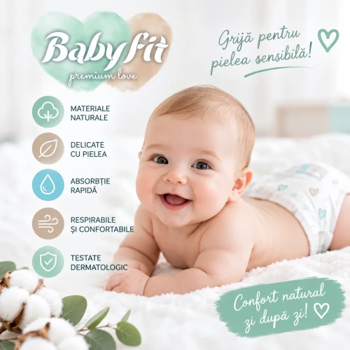 Подгузники Babyfit Jumbo Midi (4-9 кг), 72 шт. купить в Кишиневе