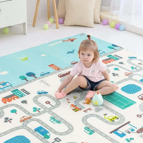 Covoraş pentru copii Moni XPE Traffic City, 200x180x1 cm cumpăra în Chișinau