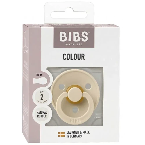 Suzetă rotundă din latex Bibs Colour Vanilla Ambalaj premium, 6-18 luni cumpăra în Chișinau