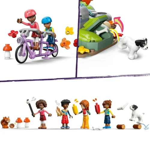 Set construcție Lego Friends Cozy Fall Forest Cabin, 1229 elemente cumpăra în Chișinau