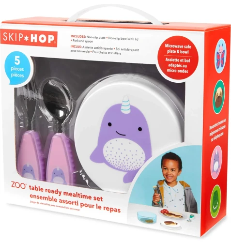 Set de masă cu 5 piese Skip Hop Zoo Whale cumpăra în Chișinau