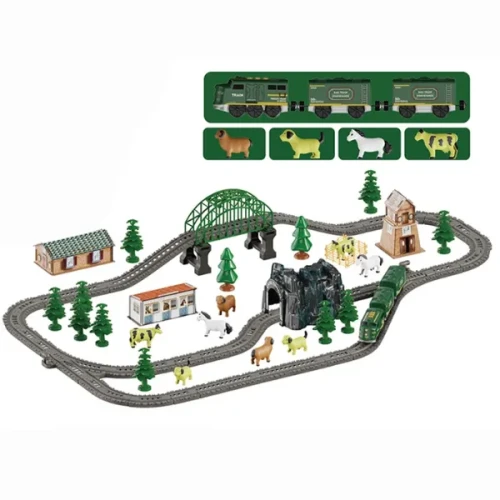 Calea ferată cu tren Essa Toys Electric Rail Train Green cumpăra în Chișinau