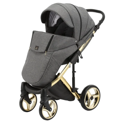 Коляска 2 в 1 Adamex Chantal Star Grey Gold купить в Кишиневе