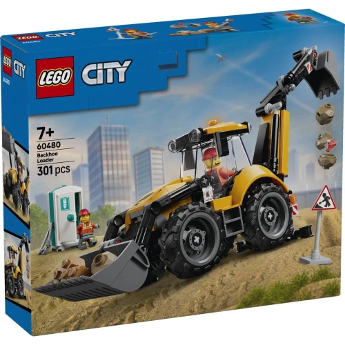 Set construcție Lego City Backhoe Loader, 301 elemente cumpăra în Chișinau