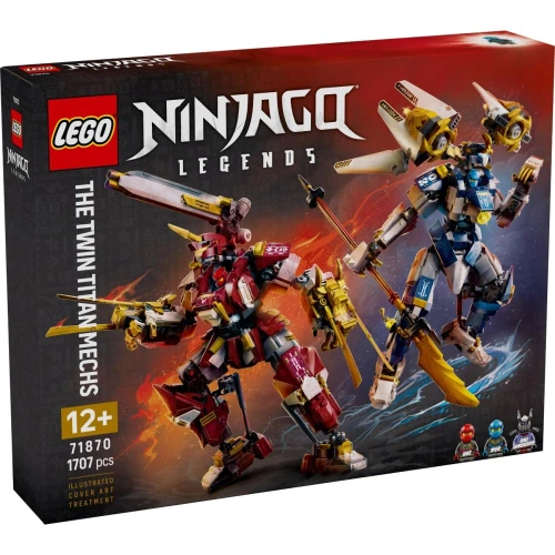 Конструкторы Lego Ninjago The Twin Titan Mechs, 1707 элементов купить в Кишиневе