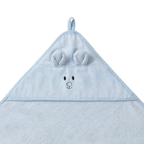 Prosop de baie BabyOno Bunny Blue, 100x100 cm cumpăra în Chișinau