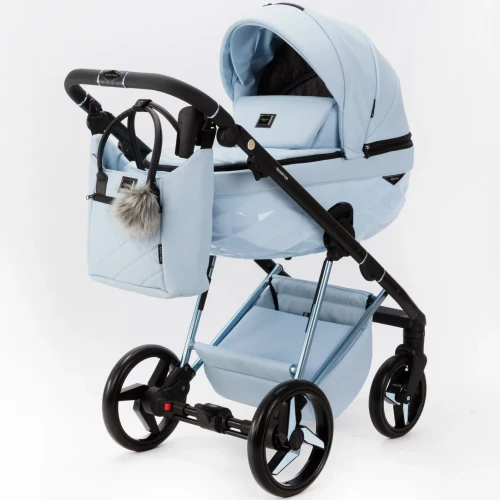 Коляска 2 в 1 Adamex Quantum Super Star Blue купить в Кишиневе