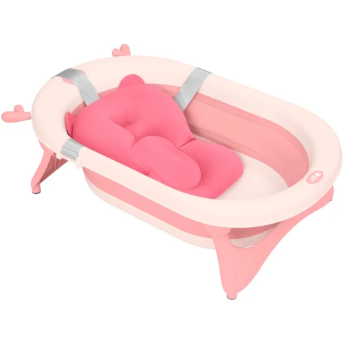 Suport textil pentru cadita KikkaBoo Bear Pink, 45x8x32 cm cumpăra în Chișinau