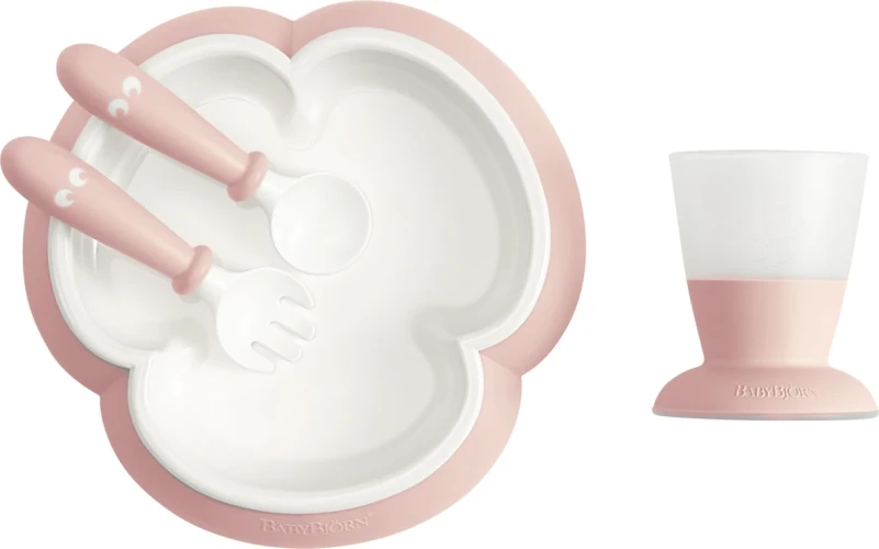 Set pentru hrănire BabyBjorn Powder Pink cumpăra în Chișinau