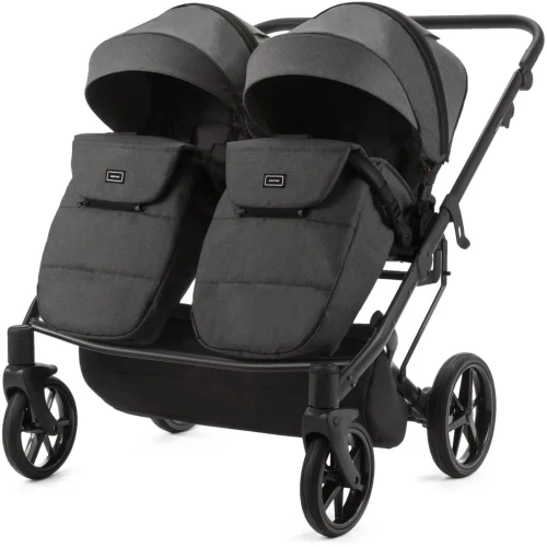 Коляска для двойни 2 в 1 Adamex Leo Standard Graphite купить в Кишиневе