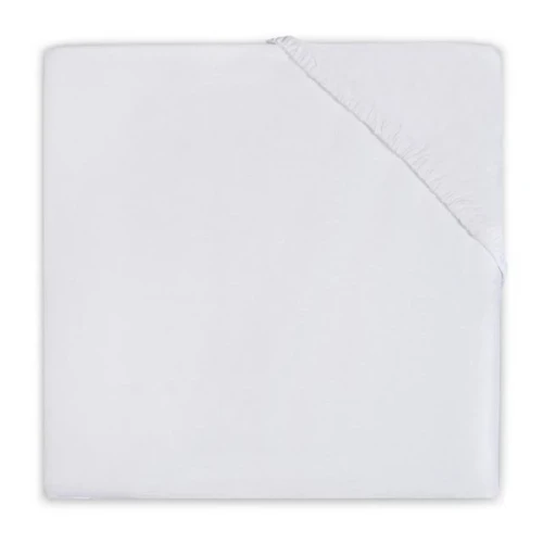 Простыня на резинке Jollein Cotton White, 90x50 см купить в Кишиневе
