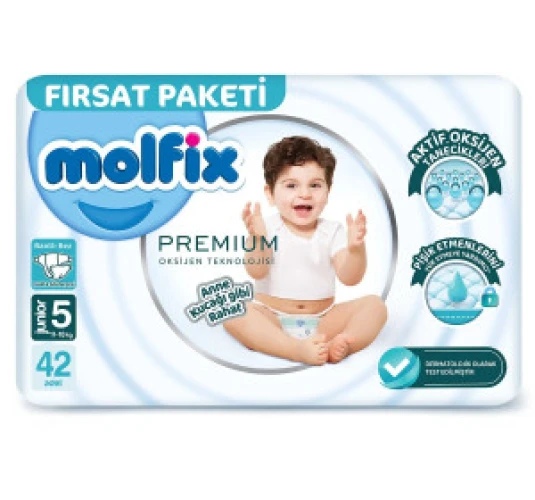 Scutece pentru copii molfix Premium Junior, mărimea 5 (11–18 kg), 42 buc. cumpăra în Chișinau