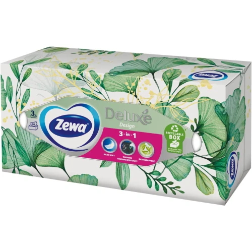 Servetele uscate Zewa Deluxe Design in sort. (3 straturi), 90 buc. cumpăra în Chișinau