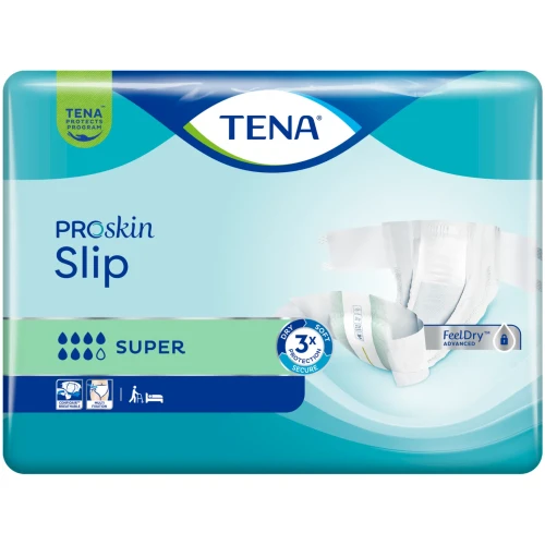 Подгузники для взрослых Tena ProSkin Slip Super, размер L, 30 шт. купить в Кишиневе