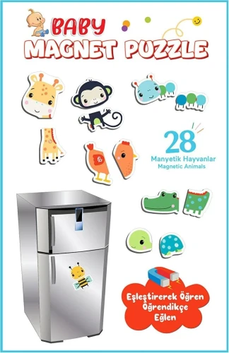 Магнитный пазл Fisher-Price Животные купить в Кишиневе