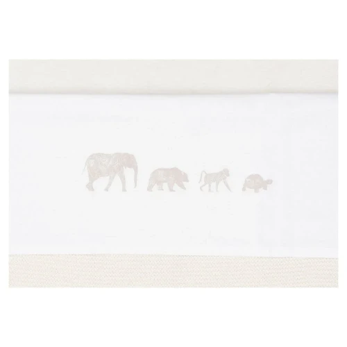 Простыня для детской кроватки Jollein Animals Nougat, 120x150 см купить в Кишиневе
