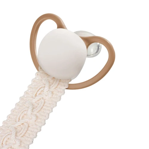 Lanț pentru suzetă Akuku Cotton Beige cumpăra în Chișinau