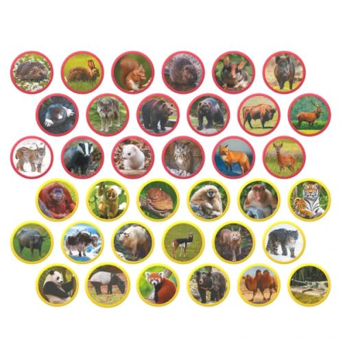 Set de creație Dodo Joc magnetic Animalele Eurasiei, 36 elemente cumpăra în Chișinau
