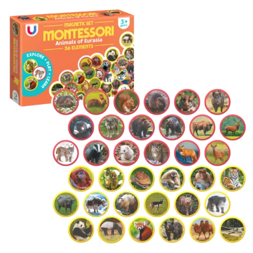 Set de creație Dodo Joc magnetic Animalele Eurasiei, 36 elemente cumpăra în Chișinau