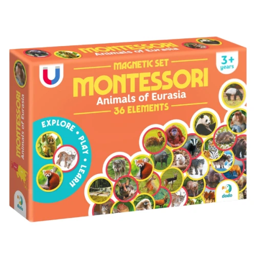 Set de creație Dodo Joc magnetic Animalele Eurasiei, 36 elemente cumpăra în Chișinau