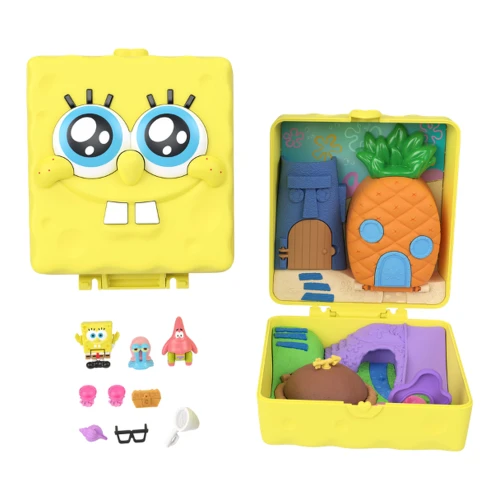 Set de joacă Polly Pocket Mattel "SpongeBob" Bikini Bottom Compact cumpăra în Chișinau