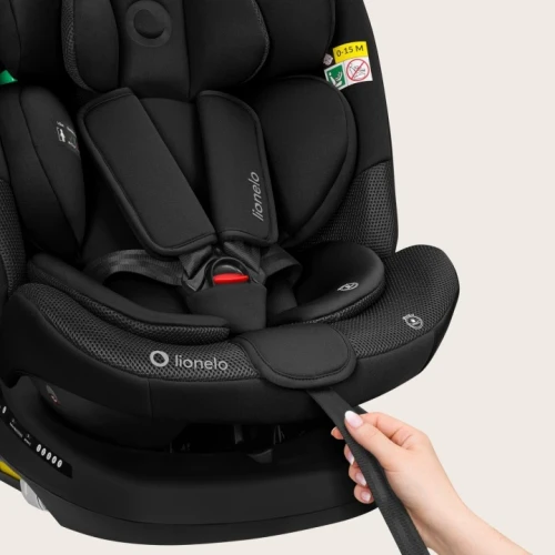 Scaun auto 40-150 cm (i-Size) Isofix Lionelo Bastiaan Plus Black Carbon, rotativ 360 cumpăra în Chișinau