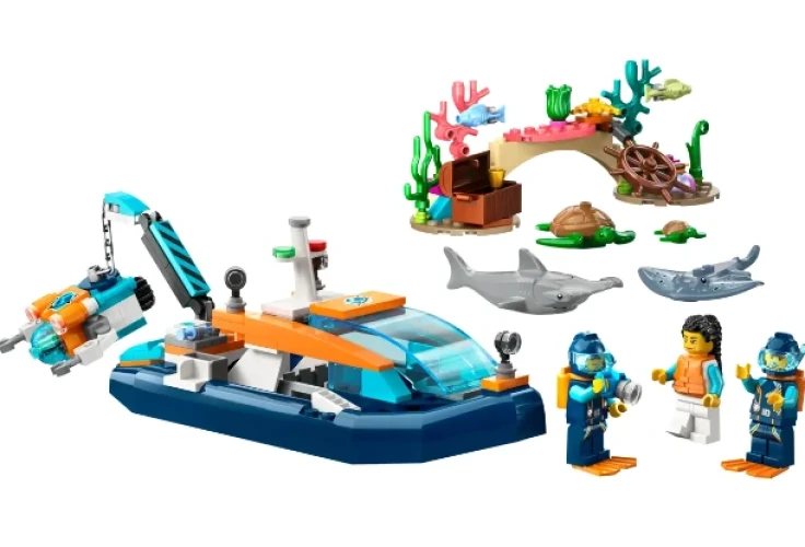 Конструкторы Lego City Explorer Diving Boat, 182 элементов купить в Кишиневе