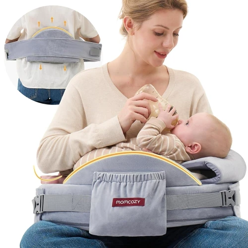 Perna pentru alaptare Momcozy CozyPro Grey, 57x37 cm cumpăra în Chișinau