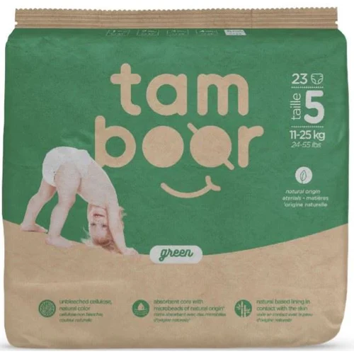 Scutece ECO Tamboor Green Junior mărimea 5 (11-25 kg), 23 buc. cumpăra în Chișinau