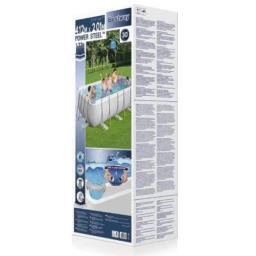Bazin pentru copii Bestway Power Steel + pompă de filtrare 2006 l/h, 8124 litri cumpăra în Chișinau