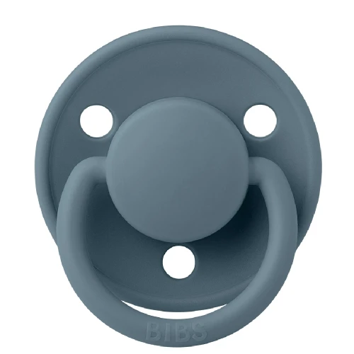 Пустышка круглая силиконовая Bibs De Lux Petrol 0-36 мес купить в Кишиневе