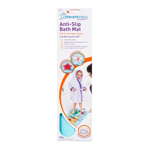 Противоскользящий коврик для ванны DreamBaby Watch-Your-Step F679 с индикатором температуры, 40 x 70 см купить в Кишиневе