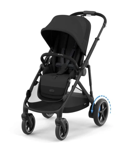 Прогулочная коляска с реверсивным блоком Cybex e-Gazelle S BLK BP Moon Black купить в Кишиневе