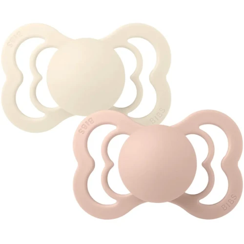 Suzetă simetrică din latex Bibs Supreme Ivory & Blush (0-6 luni), 2 buc. cumpăra în Chișinau