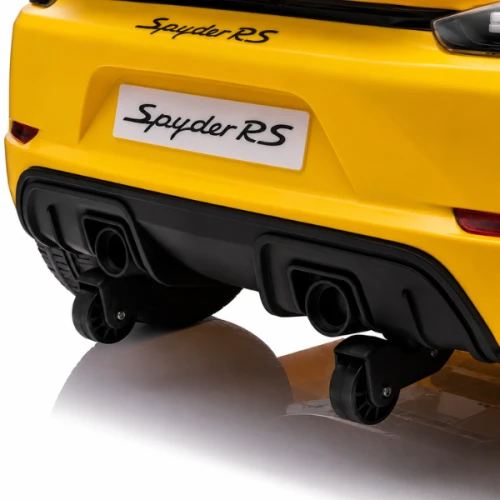 Mașinuță electrică KidsCar Porsche 718 Spyder RS, 12V/7Ah, 2 motoare 25W, roți EVA, scaun din piele cumpăra în Chișinau