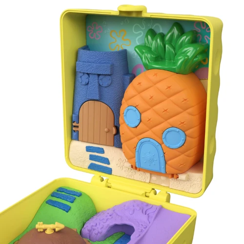 Set de joacă Polly Pocket Mattel "SpongeBob" Bikini Bottom Compact cumpăra în Chișinau