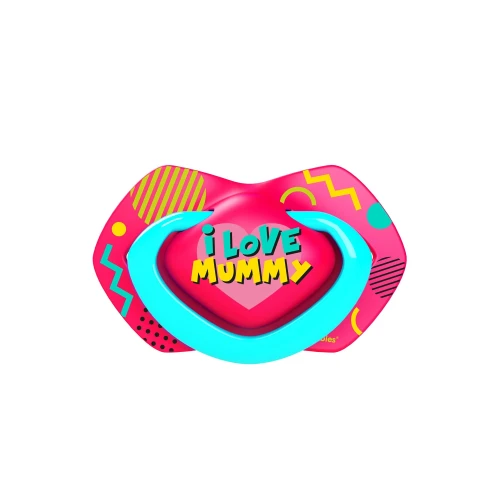 Suzetă din silicon simetrică Canpol Neon Love 18+ luni 2 buc cumpăra în Chișinau