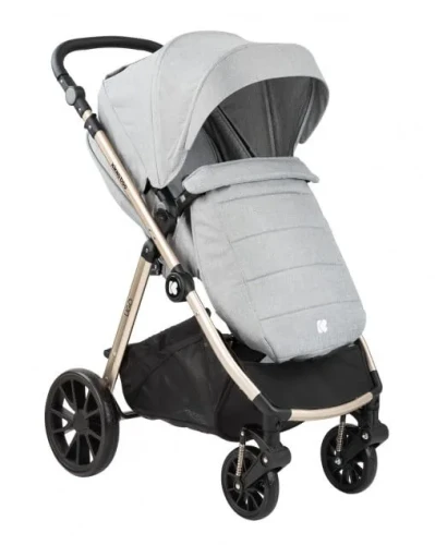 Коляска 3 в 1 KikkaBoo Ugo Light Grey Melange купить в Кишиневе