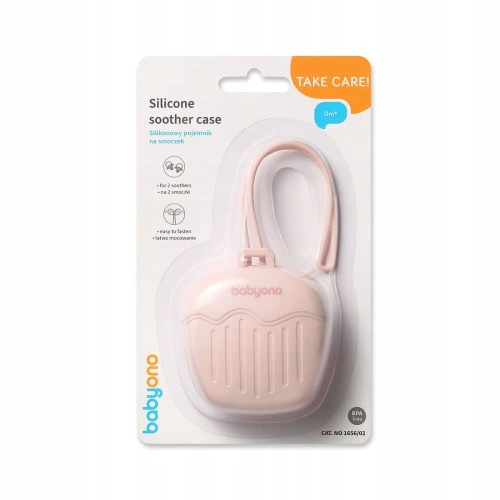 Контейнер для пустышек BabyOno Pink купить в Кишиневе