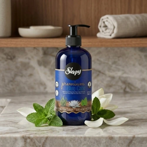 Săpun lichid Sleepy Premium Blue Care, 500 ml cumpăra în Chișinau