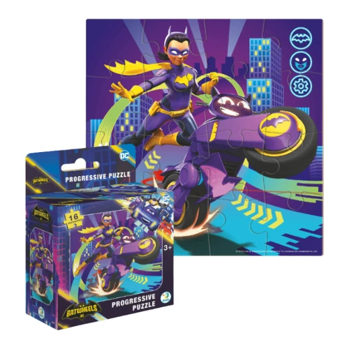 Puzzle Dodo Batwheels: Motocicleta Batgirl Bibi, seria Progressive, 16 elemente cumpăra în Chișinau
