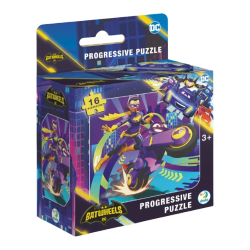 Puzzle Dodo Batwheels: Motocicleta Batgirl Bibi, seria Progressive, 16 elemente cumpăra în Chișinau
