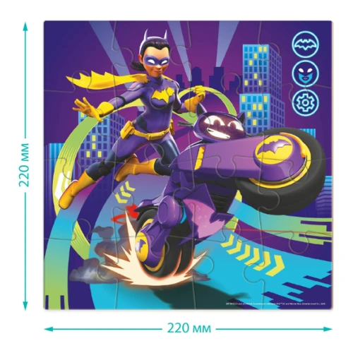 Puzzle Dodo Batwheels: Motocicleta Batgirl Bibi, seria Progressive, 16 elemente cumpăra în Chișinau