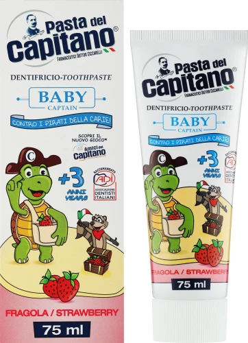 Pastă de dinți Pasta del Capitano Căpșuni(3+ ani) cumpăra în Chișinau