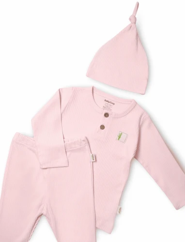 Set din 3 piese BabyCosy Bamboo Pink (9-12L) cumpăra în Chișinau