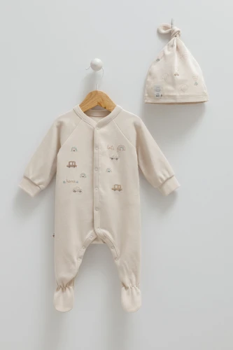 Salopetă Caramell Flaying Cars Beige (6-9L) cumpăra în Chișinau