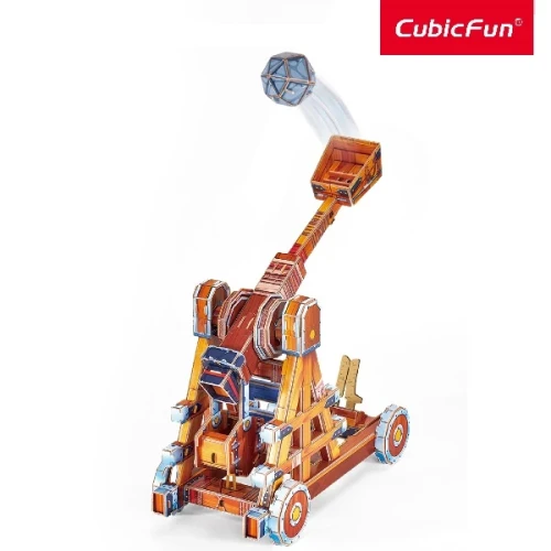 Puzzle 3D Cubic Fun Catapult, 93 elemente cumpăra în Chișinau