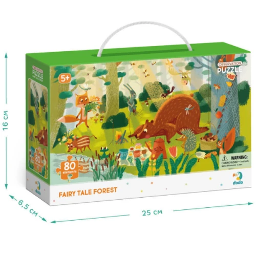 Puzzle Dodo Pădure de basm, seria Puzzle de observație, 80 elemente cumpăra în Chișinau
