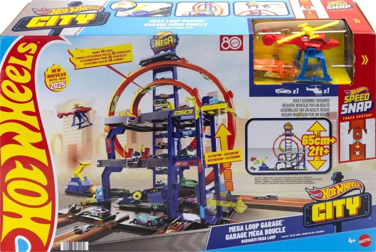 Конструктор Hot Wheels Мега гараж с петлёй купить в Кишиневе