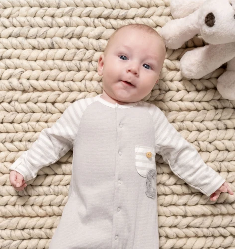 Комбинезон Caramell Sport Lines Grey & Ivory (3-6М) купить в Кишиневе